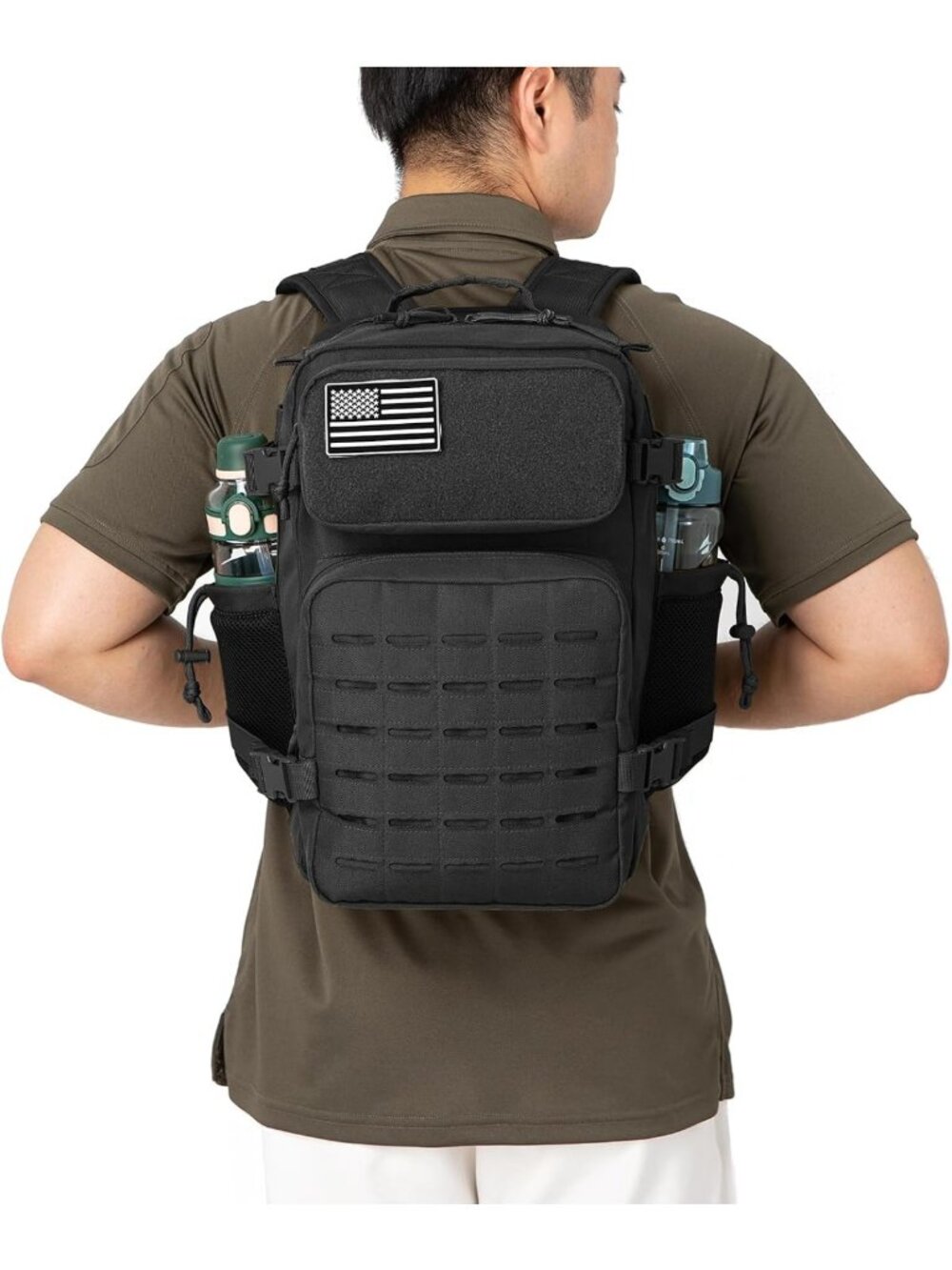 25L/45L Tactical Military Backpack - Molle Daypack, Bug Out Bag, Hiking - Picture 4 of 6